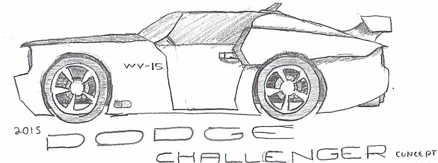 2015 dodge Challenger by Pixel-pencil on DeviantArt