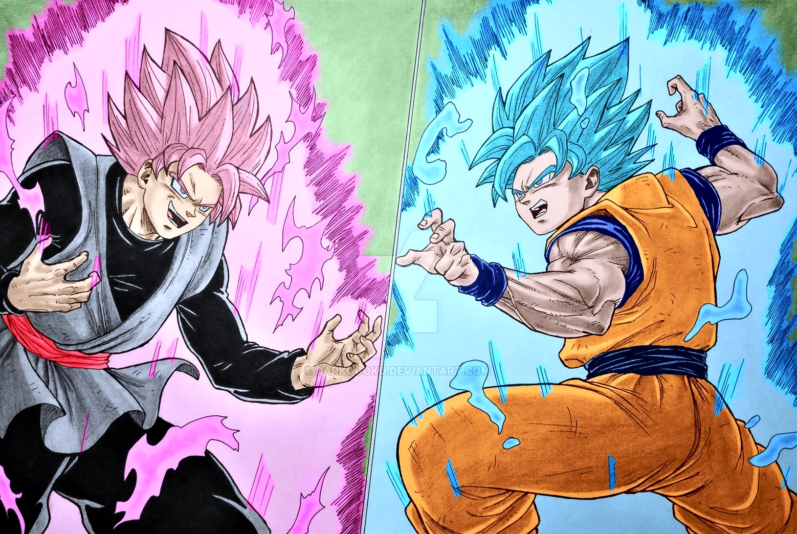 The power of the Super Saiyan Infinity by BlackGokque on DeviantArt