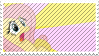 MLP: Fluttershy Yay Stamp by Squidacious