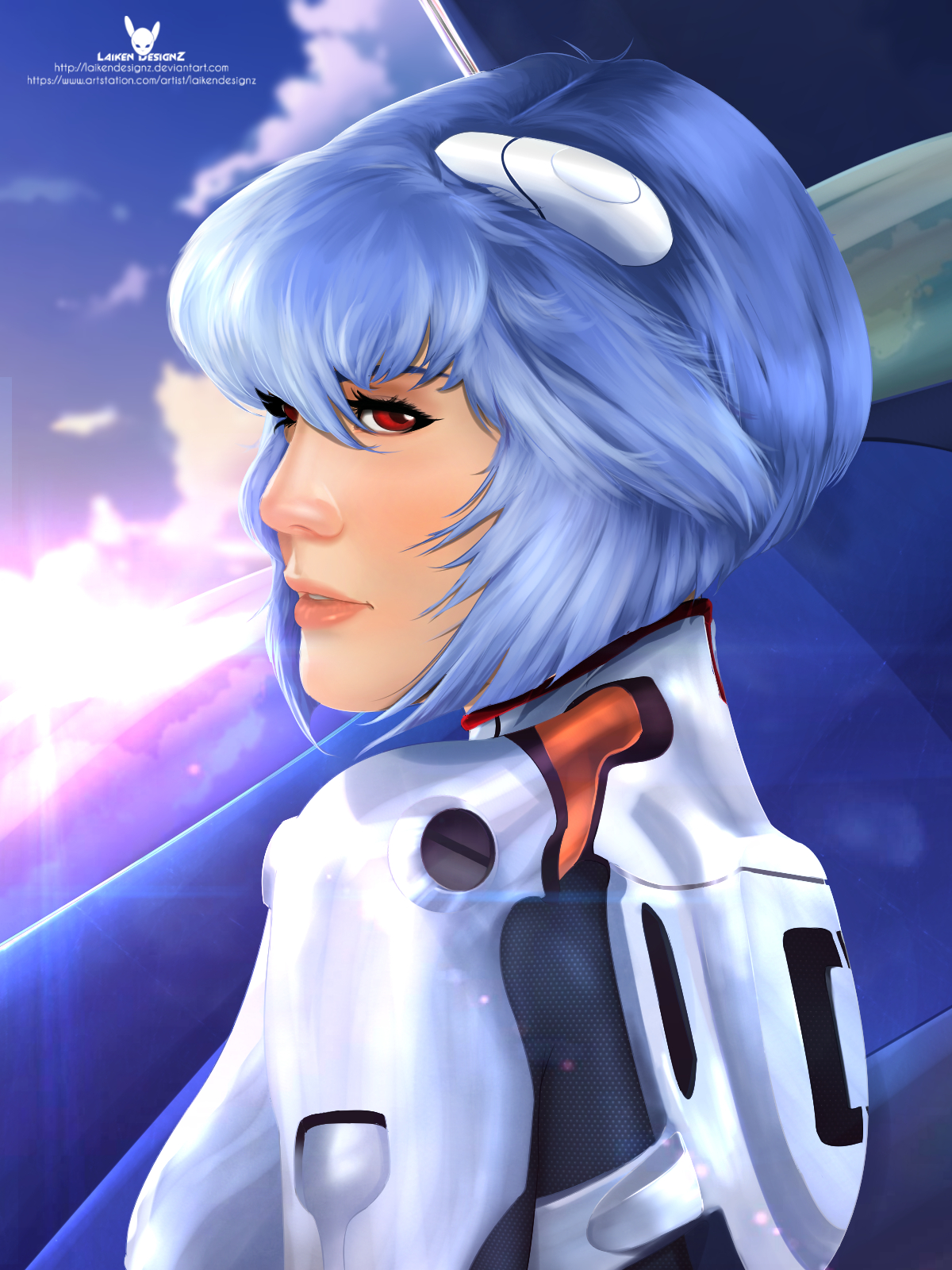 Neon Genesis Evangelion - Rei Ayanami by hes6789 on 