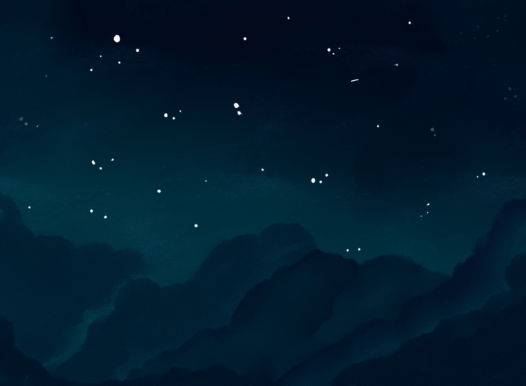 Starry Night Sky Animated