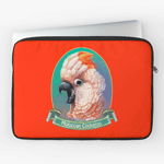 Moluccan Cockatoo Realistic Painting Laptop Sleeve