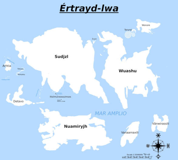 Mapa de Értrayd-lwa por Jakeukalane