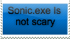 |STAMP| Sonic.exe Is Not Scary by The-Glass-Flamenco