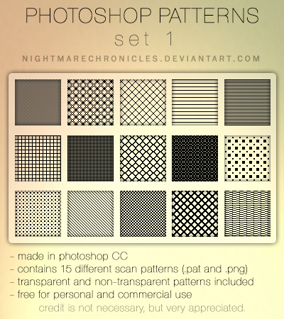 Pattern Arivi, Photoshop Patterns