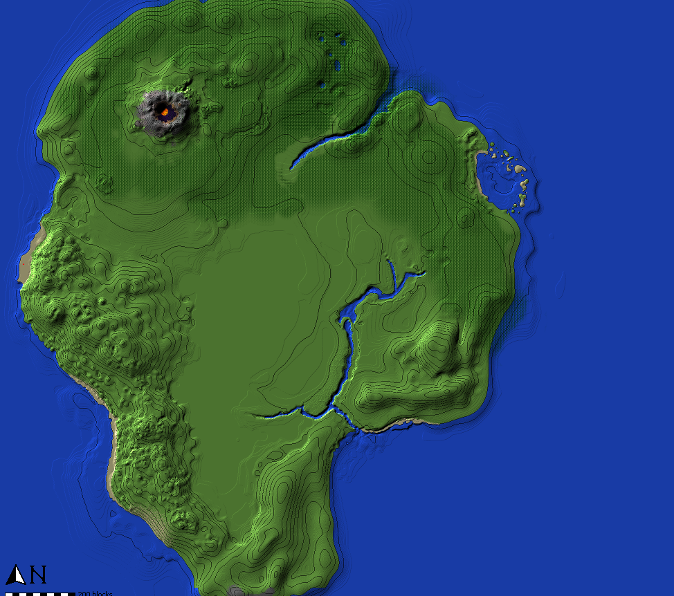 map jurassic minecraft world Nublar by Isla on MCEthan13 DeviantArt