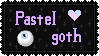 Pastel goth Stamp by Pastellilapsi