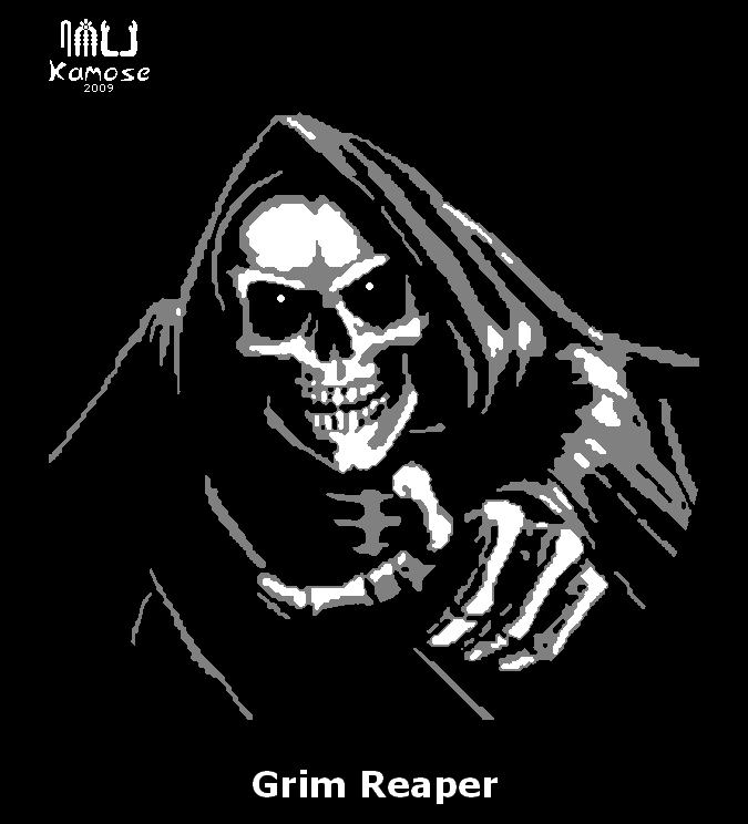 Grim Reaper Pumpkin Pattern by Kamose on DeviantArt