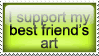 i support my bff's art by hiddenmemoryx