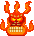 Pixel: Pixel Emoticon Elemental Py-ro
