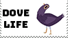 Stamp: Dove life by Azrael-Legna