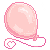 FREE TO USE pink balloon icon by Blusagi