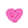 Free Pink Heart Emoji