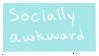 Socially Awakward Stamp by PuffCats