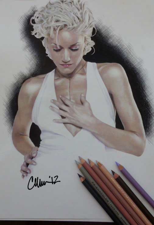 Gwen Stefani Drawing by Live4ArtInLA
