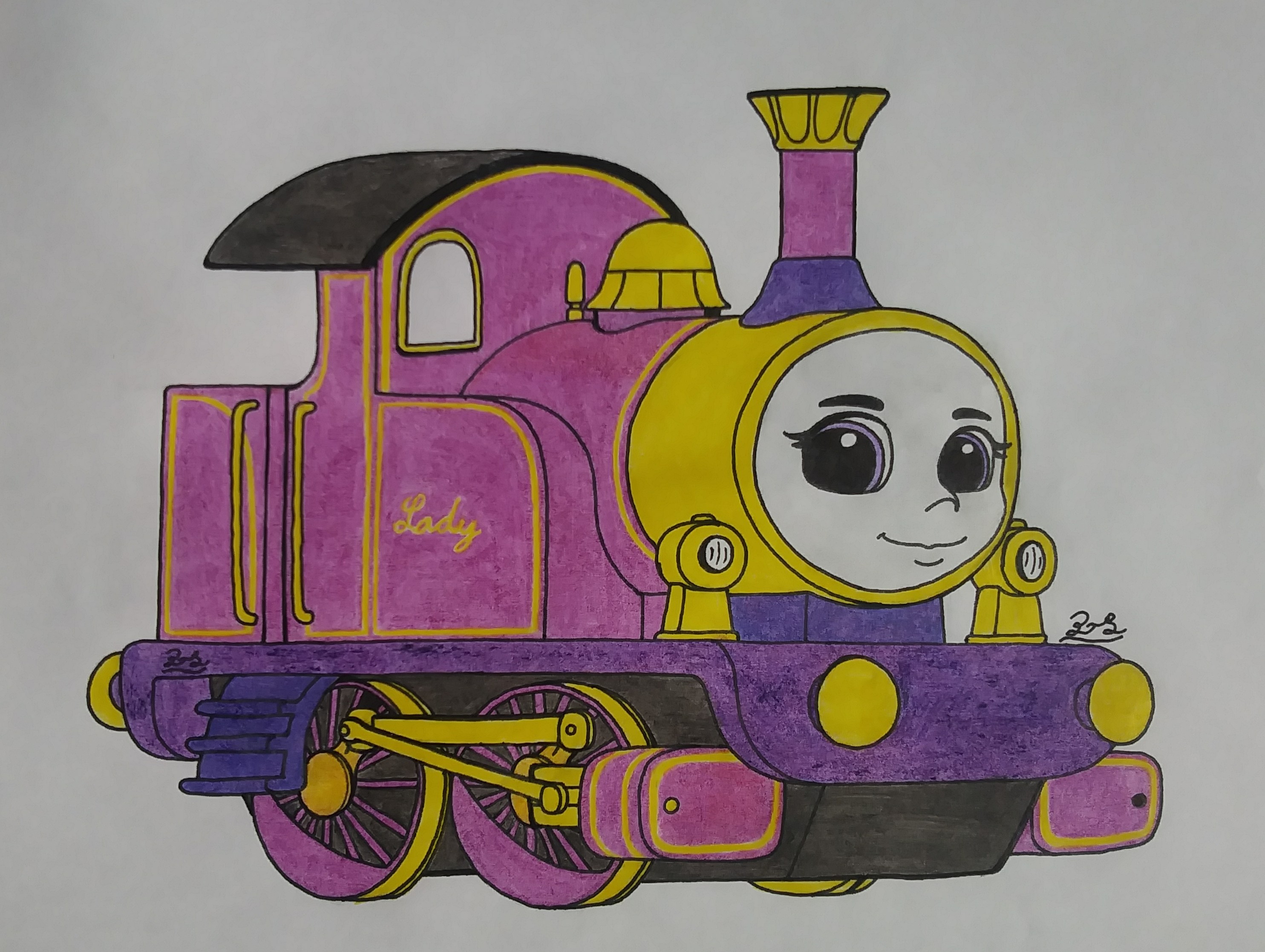 lady the magical engine coloring pages - photo #19