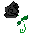 Pixel Rose - Black by LoveAyume