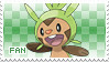 Chespin Fan Stamp by Skymint-Stamps