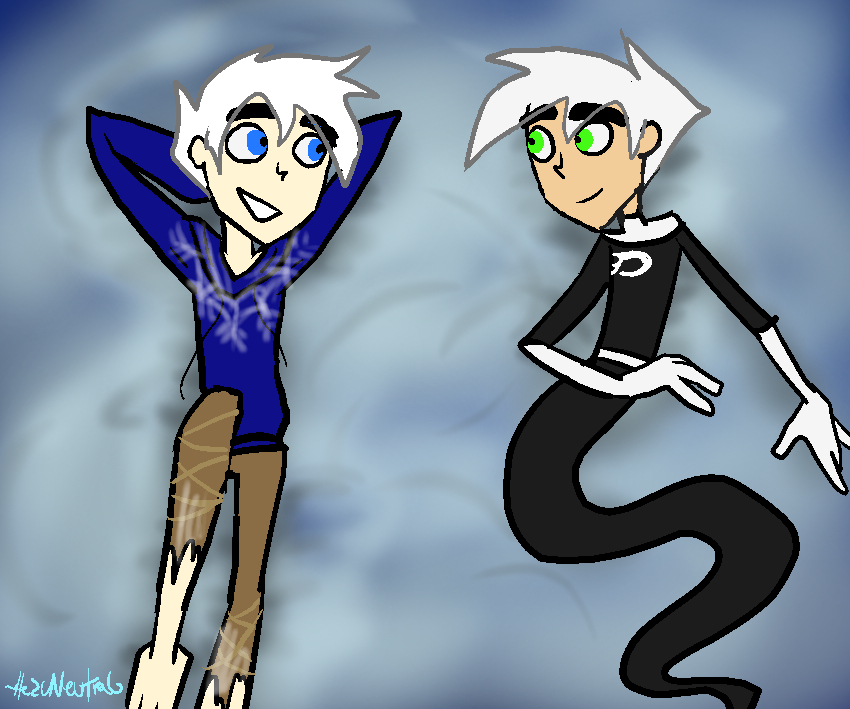 Danny and Jack hanging out in clouds by HezuNeutral on DeviantArt