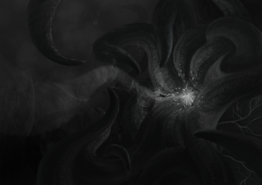 The Giant Vampire Squid from Hell by emiliestabell on DeviantArt