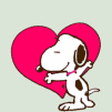 Snoopy - Heart by cutecolorful