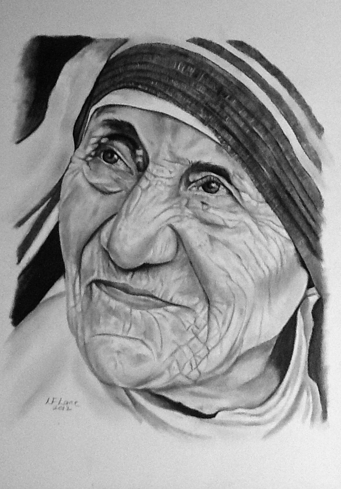 Mother Teresa by Thepencillady on DeviantArt