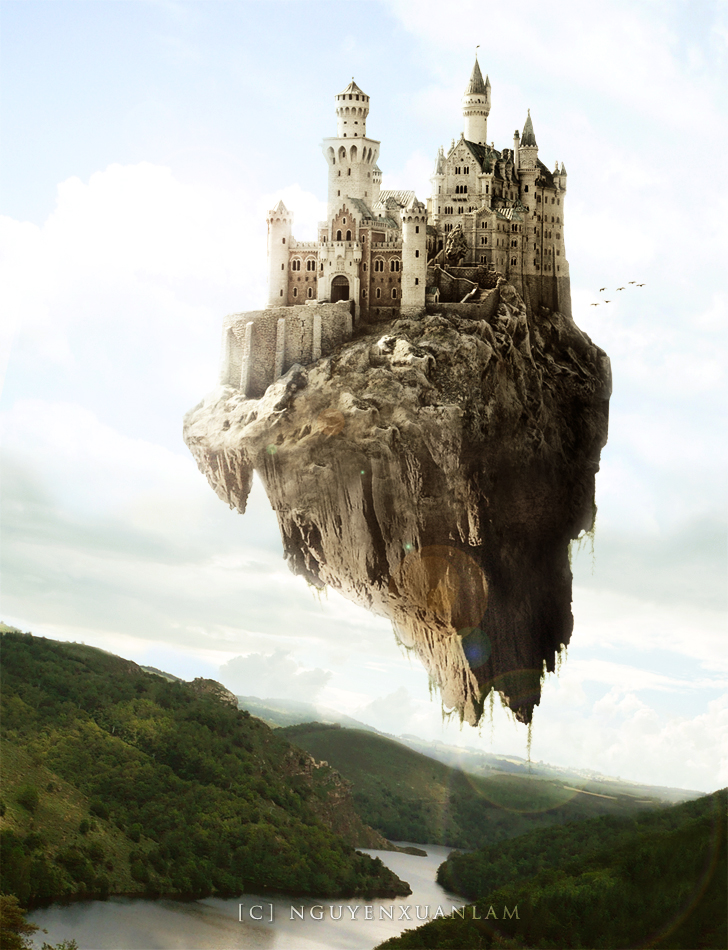 Flying Castle by nxlam1801 on DeviantArt